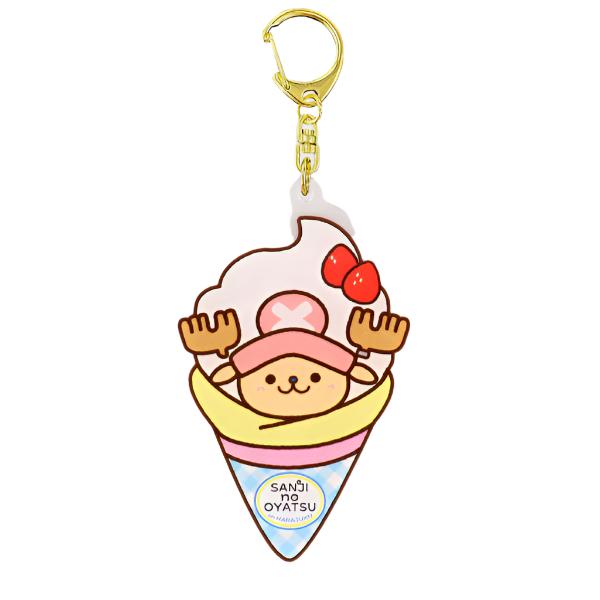 [One Piece] "Sanji no Oyatsu" Ice Cream Crepe Acrylic Keychain - Chopper - Otaku Collectives