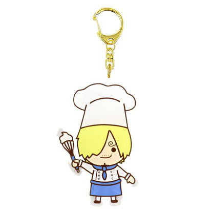 [One Piece] "Sanji no Oyatsu" Pastry Chef Keychain - Sanji - Otaku Collectives