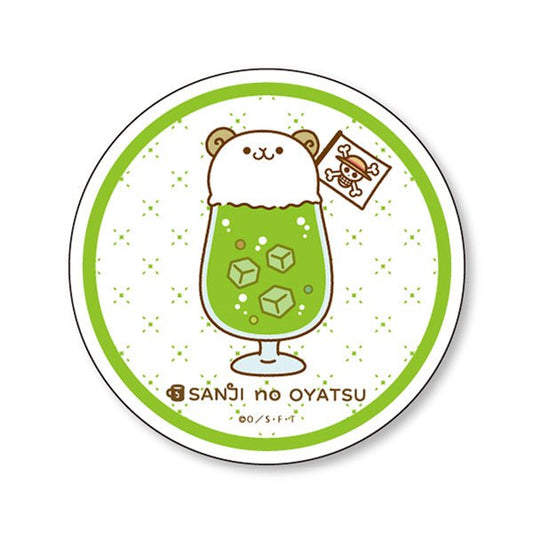 [One Piece] "SANJI no OYATSU" Pure Cafe Coaster- Merry Melon Cream Soda - Otaku Collectives