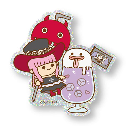 [One Piece] "SANJI no OYATSU" Pure Cafe Glitter Sticker - Perona Ghost Grape Cream Soda B - Otaku Collectives
