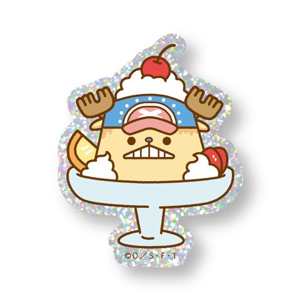 [One Piece] "SANJI no OYATSU" Pure Cafe Glitter Sticker- Pudding Chopper - Otaku Collectives
