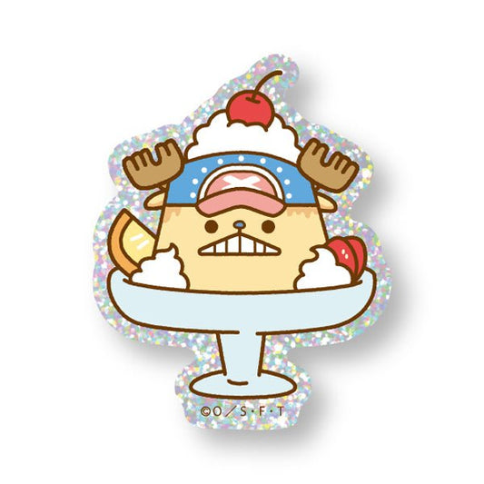 [One Piece] "SANJI no OYATSU" Pure Cafe Glitter Sticker- Pudding Chopper - Otaku Collectives