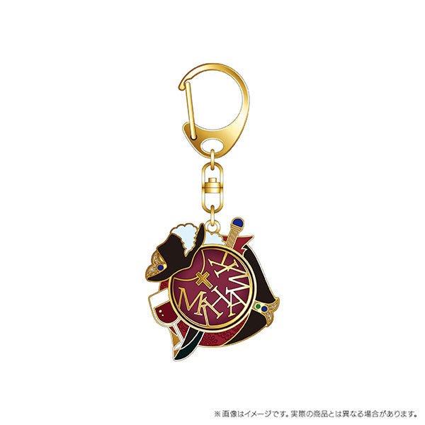 [One Piece] Symbol Motif Metal Key Ring - Dracule Mihawk - Otaku Collectives