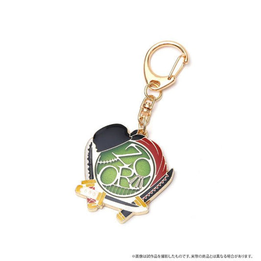 [One Piece] Symbol Motif Metal Key Ring - Roronoa Zoro - Otaku Collectives