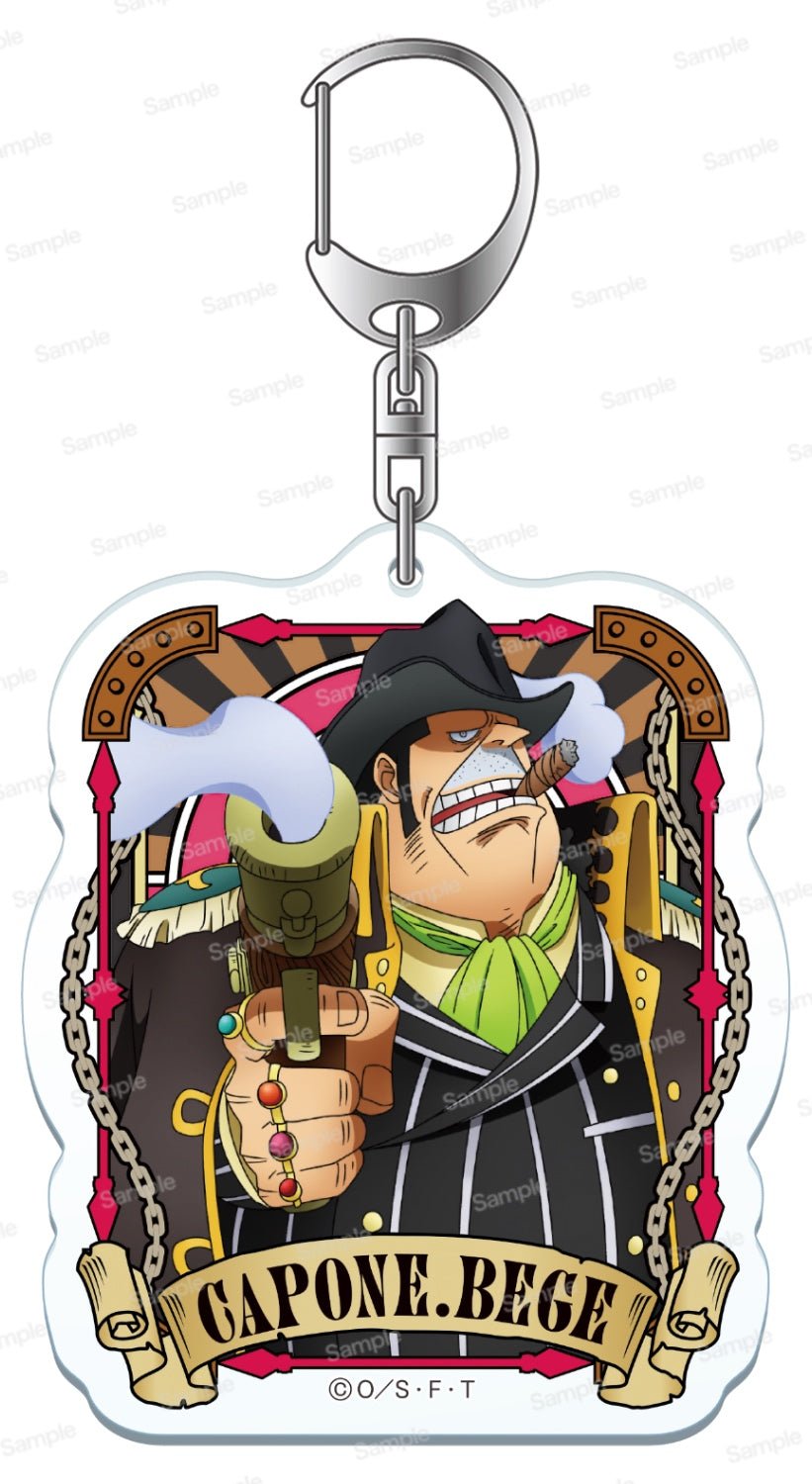 [One Piece] Ultimate Crew Vol.6 Acrylic Keychain Capone Bege - Otaku Collectives