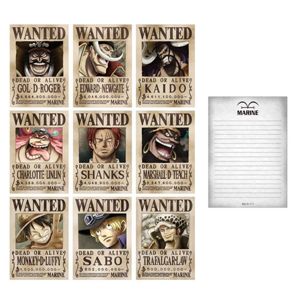 [One Piece] Wanted Memo Pad: Strong People of the Sea - Otaku Collectives