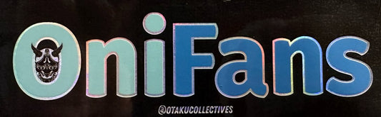 [Otaku Collectives] Exclusive Oni Fans Holographic Stickers - Otaku Collectives