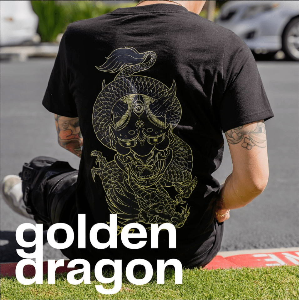 [Otaku Collectives] Golden Dragon Tee - Otaku Collectives