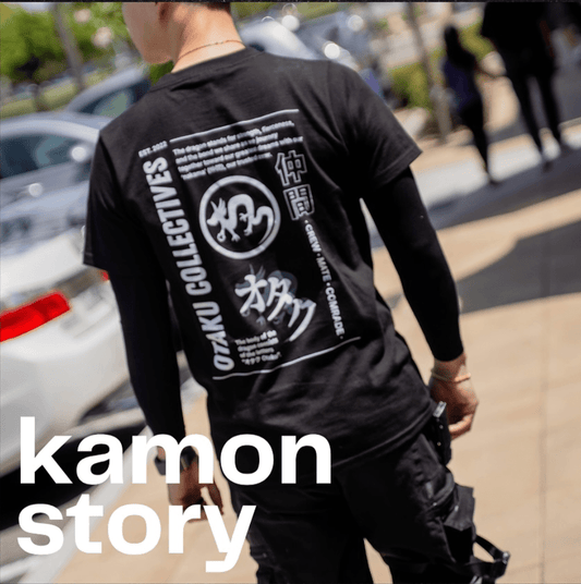 [Otaku Collectives] Kamon Story Black T-Shirt - Otaku Collectives