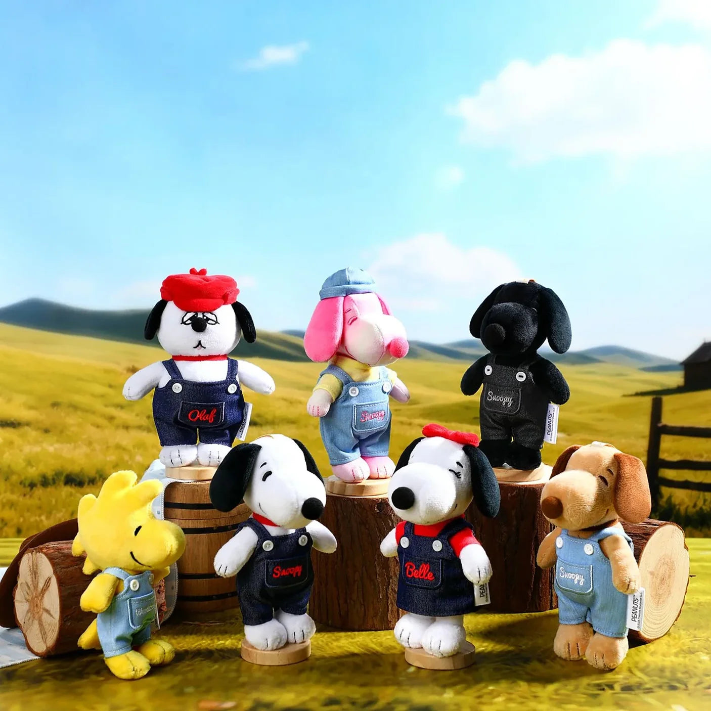VIPO Peanuts Denim Series Plush Keychain Blind Box