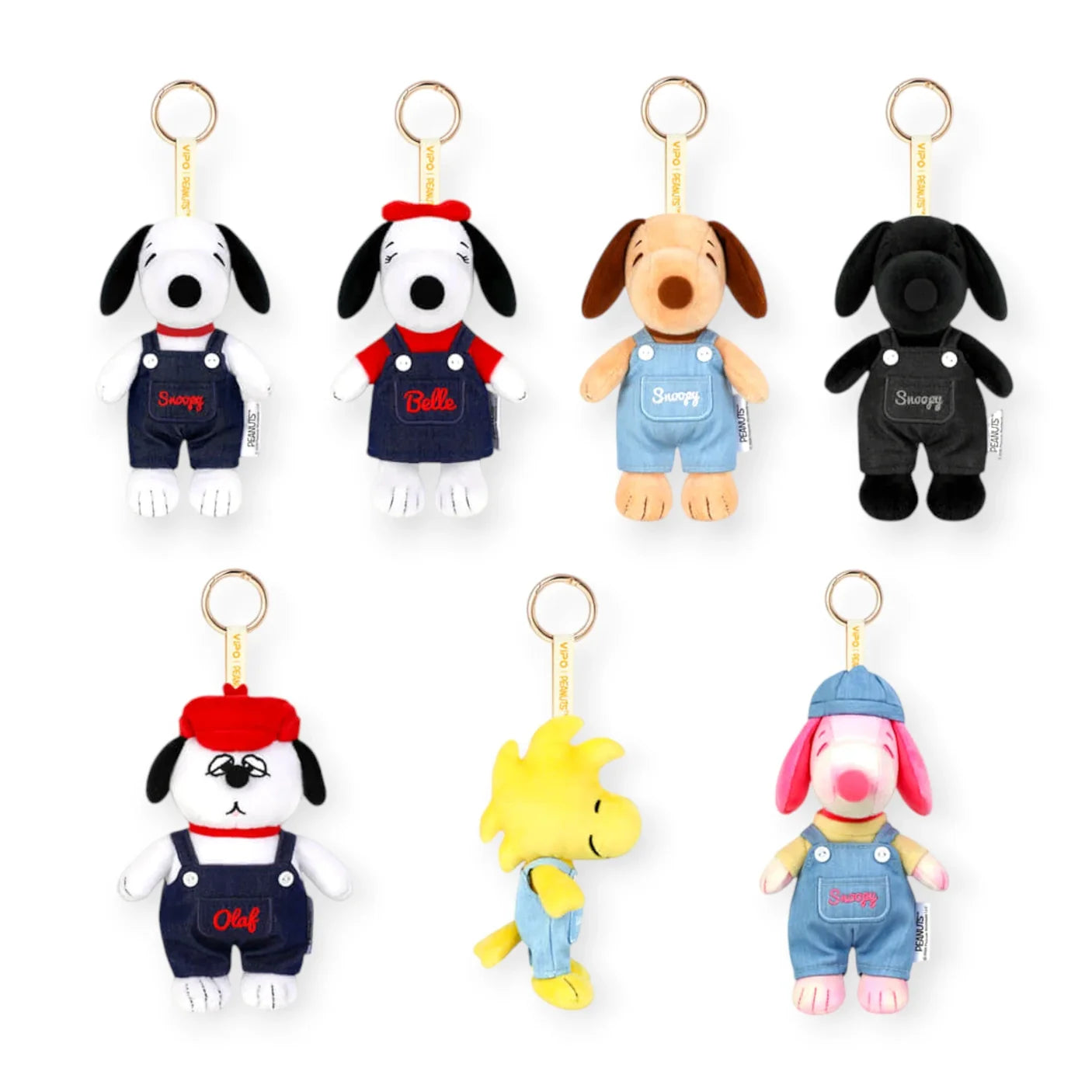 VIPO Peanuts Denim Series Plush Keychain Blind Box