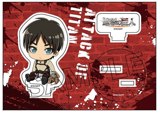 Penguin Parade Attack on Titan Petanko Acrylic Figure Vol.2 Eren Yeager - Otaku Collectives