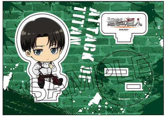Penguin Parade Attack on Titan Petanko Acrylic Figure Vol.2 Levi Ackerman - Otaku Collectives
