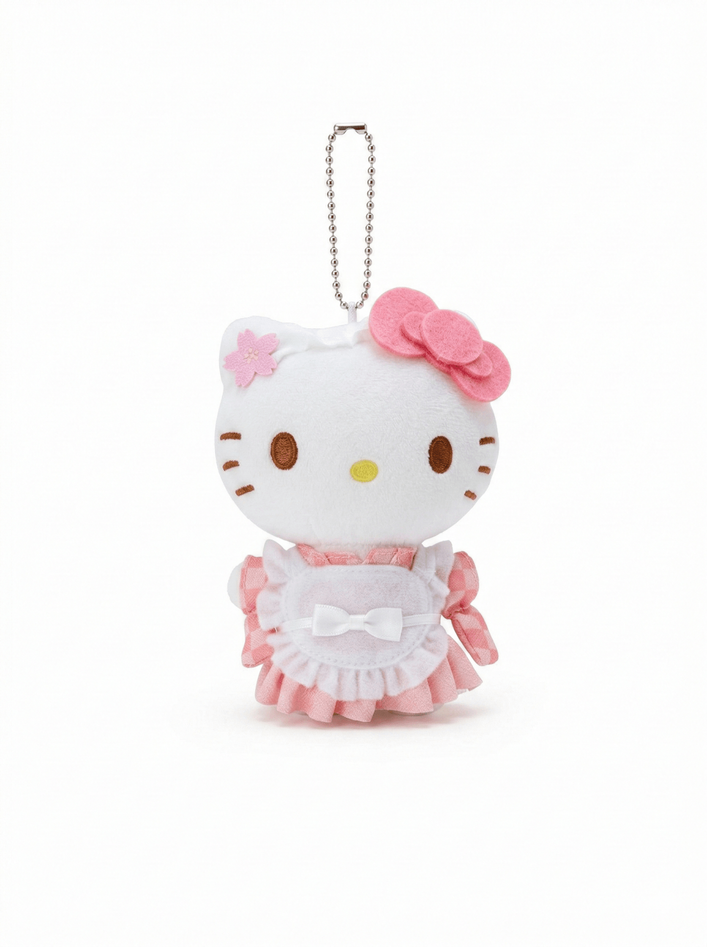 Plush Keychain Sakura Maid Tea House Hello Kitty Sanrio - Otaku Collectives