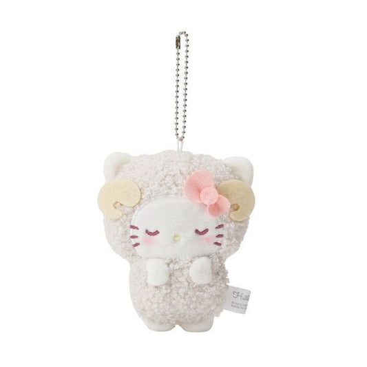 Plush Mascot Holder Oyasumi Hitsuji Hello Kitty Sanrio - Otaku Collectives