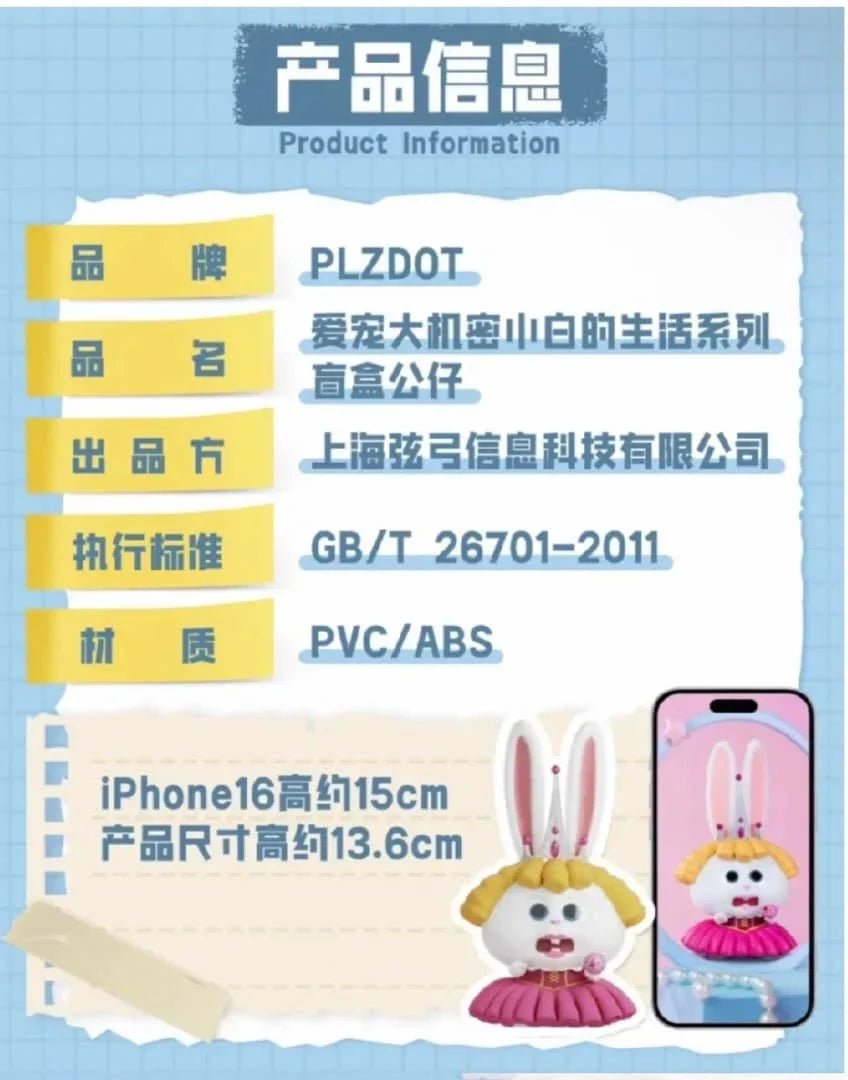 PLZDOT The Secret Life of Pets Snowball's Life Series Blind Box Figure - Otaku Collectives