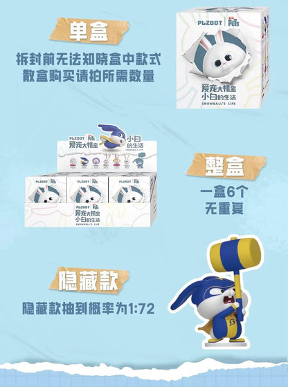 PLZDOT The Secret Life of Pets Snowball's Life Series Blind Box Figure - Otaku Collectives