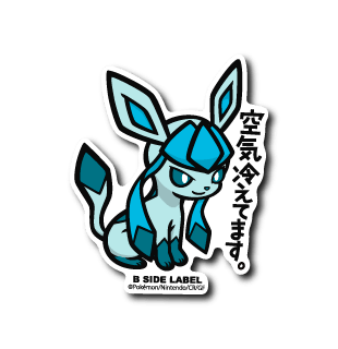[Pokemon] B-Side Label Sticker- Glaceon - Otaku Collectives