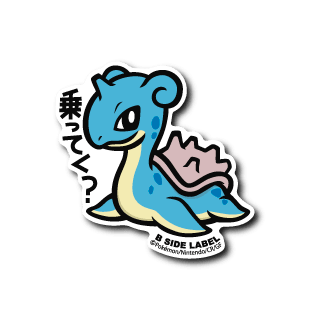 [Pokemon] B-Side Label Sticker- Lapras - Otaku Collectives