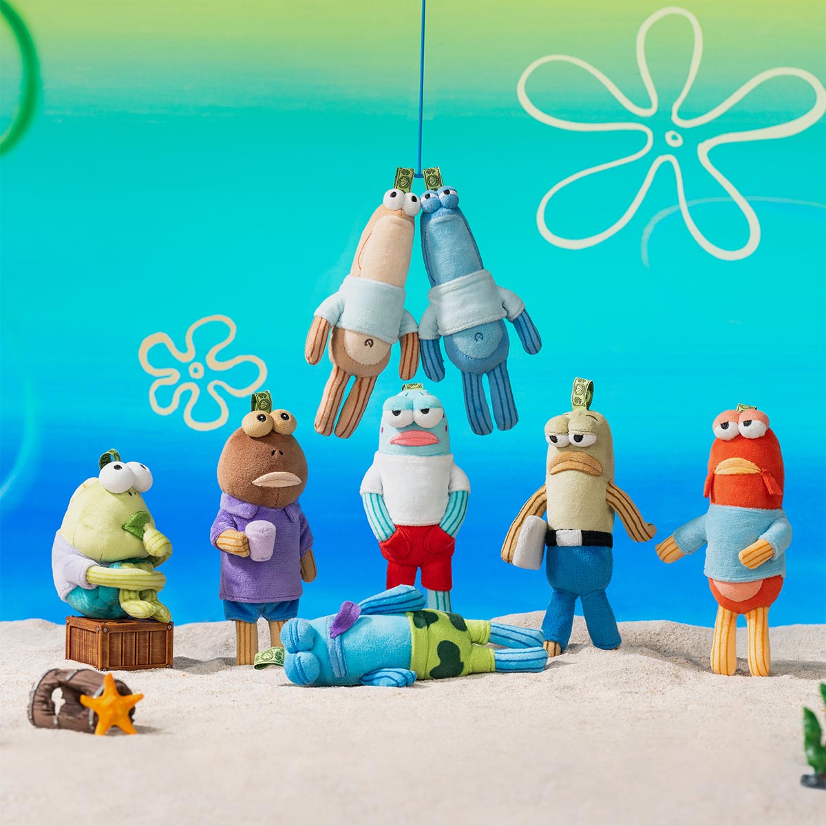 [Pop Mart] Bikini Bottom Buddies Whimsical Plush **BLIND BOX** - Otaku Collectives