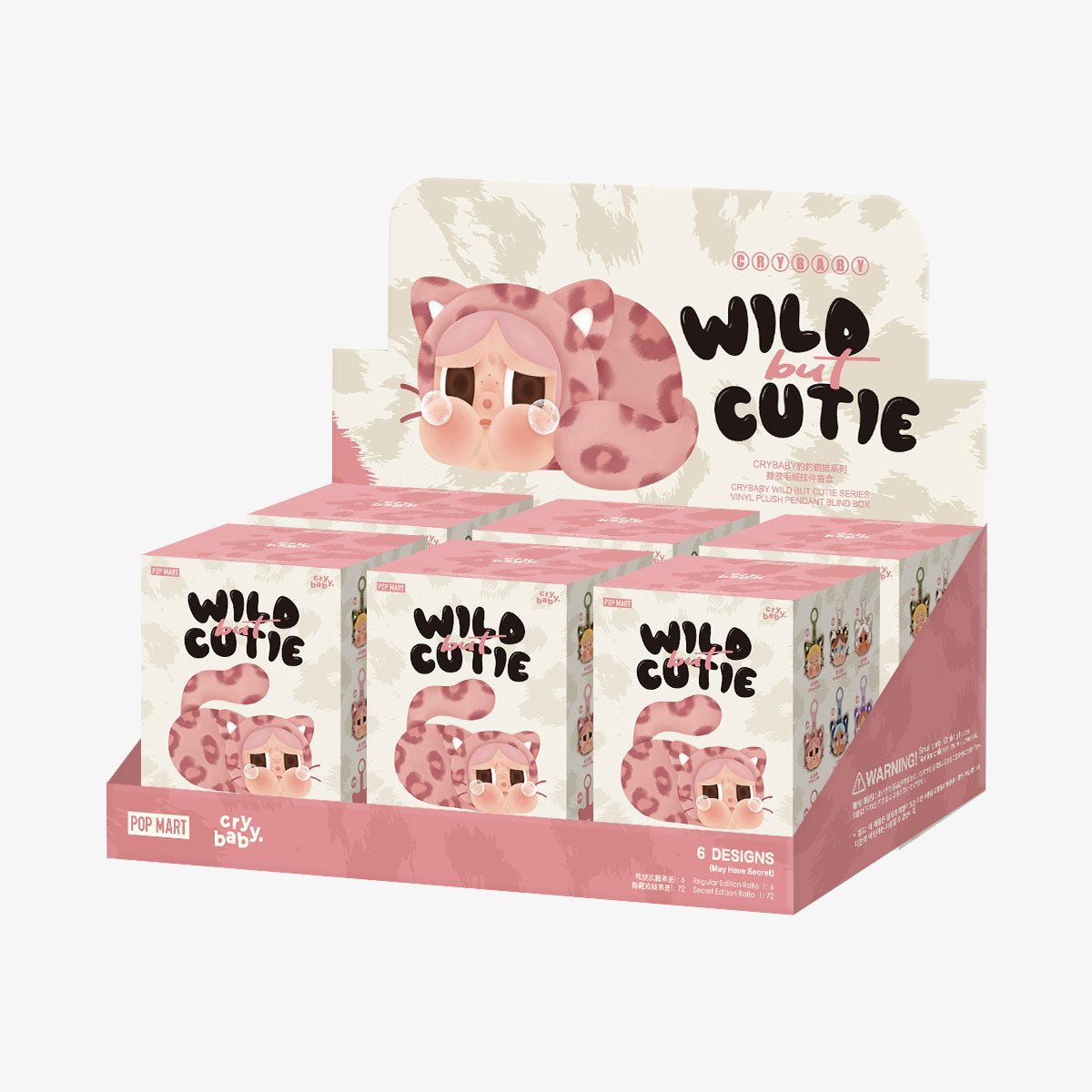 [Pop Mart] CRYBABY Wild but Cutie Series Vinyl Plush Pendant **BLIND BOX** - Otaku Collectives