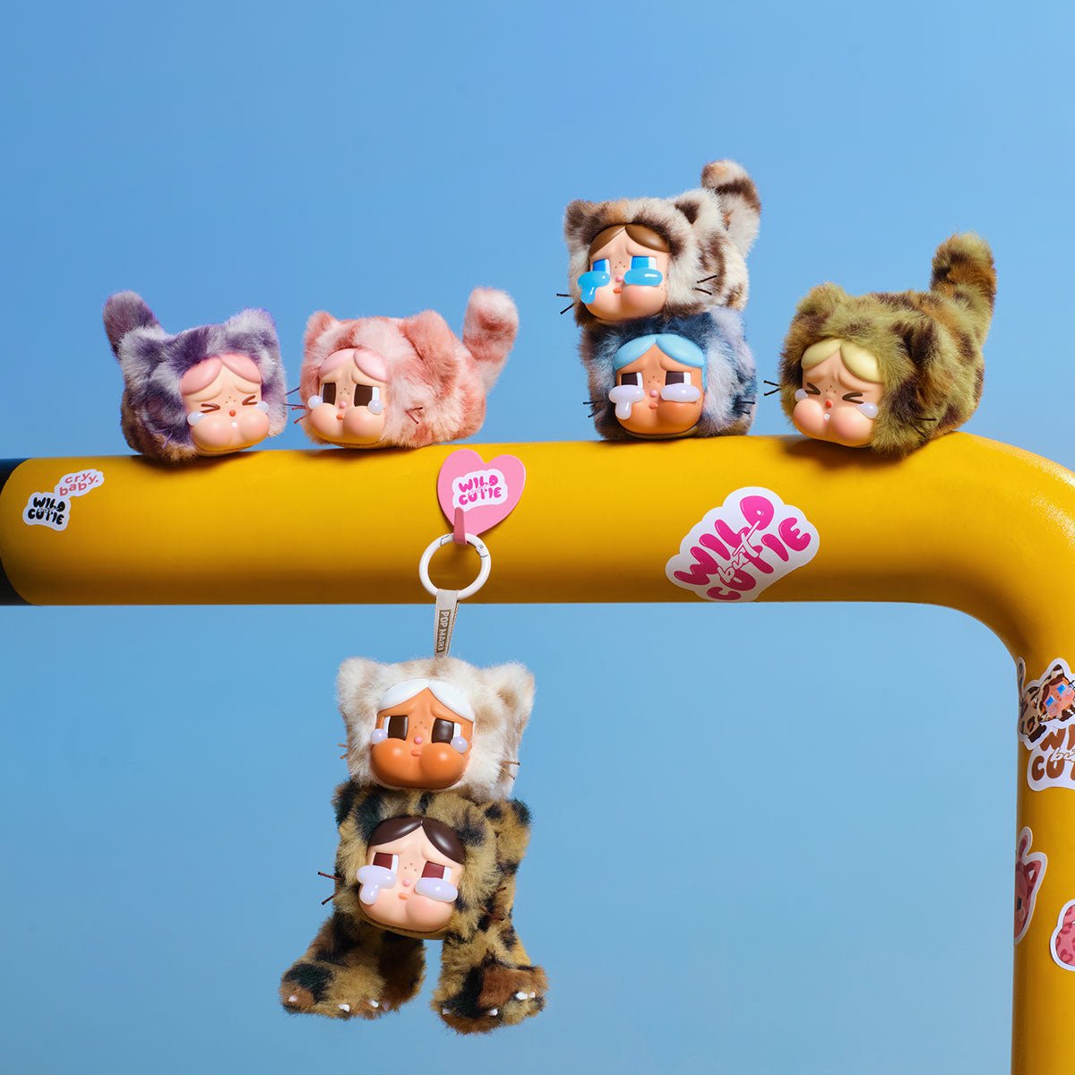 [Pop Mart] CRYBABY Wild but Cutie Series Vinyl Plush Pendant **BLIND BOX** - Otaku Collectives