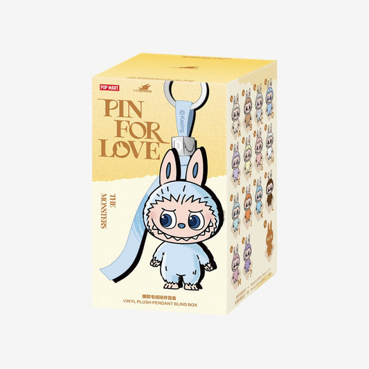 [Pop Mart] Official THE MONSTERS Pin for Love Series - Vinyl Plush Pendant Blind Box (A - M) - Otaku Collectives
