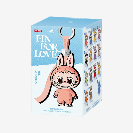 [Pop Mart] Official THE MONSTERS Pin for Love Series - Vinyl Plush Pendant Blind Box (N - Z) - Otaku Collectives