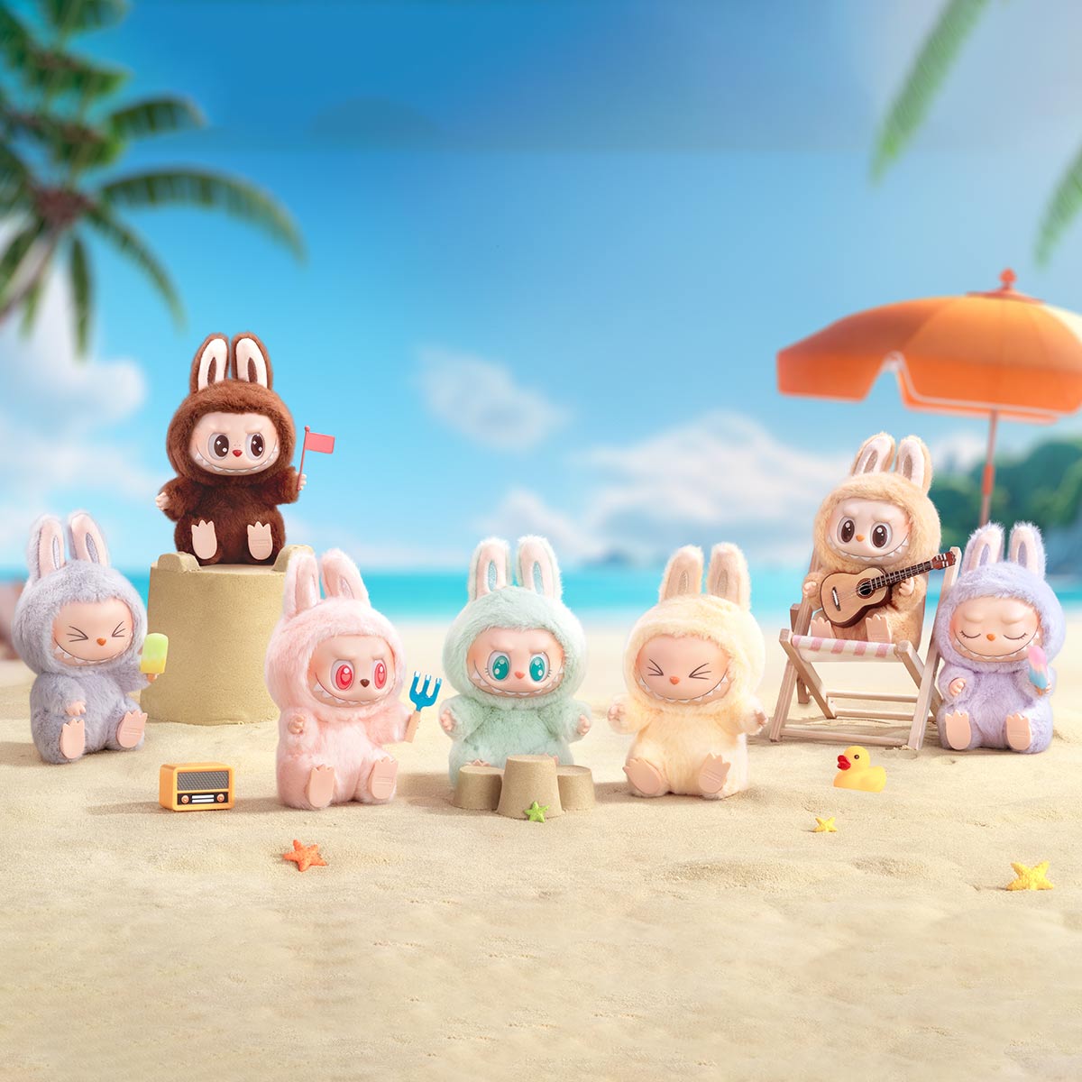 Pop Mart] Official THE MONSTERS - Have a Seat Vinyl Plush **BLIND