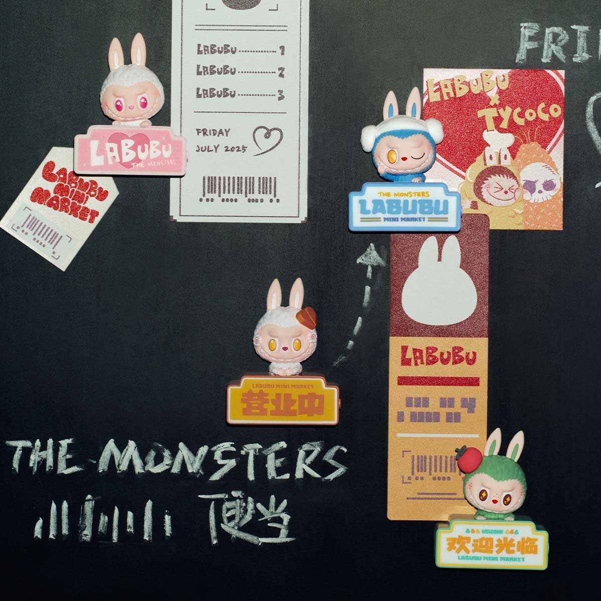 [Pop Mart] THE MONSTERS Wacky Mart Series - Fridge Magnet **BLIND BOX** - Otaku Collectives