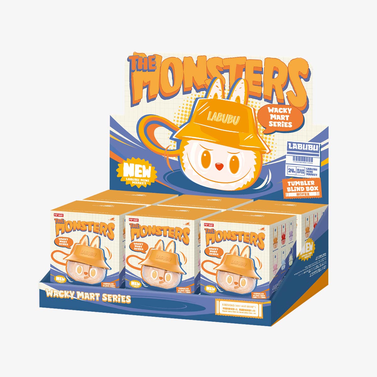 [Pop Mart] THE MONSTERS Wacky Mart Series - Tumbler Blind Box **BLIND BOX** (Copy) - Otaku Collectives