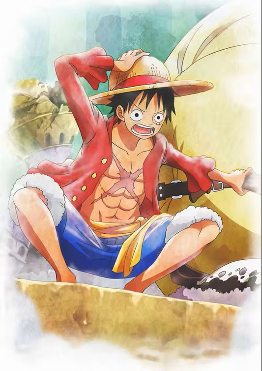[One Piece] 25th Anniversary Mugiwara Store Postcard- Monkey D. Luffy