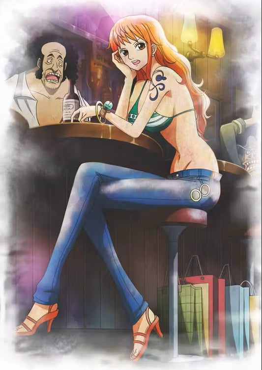 [One Piece] 25th Anniversary Mugiwara Store Postcard- Nami