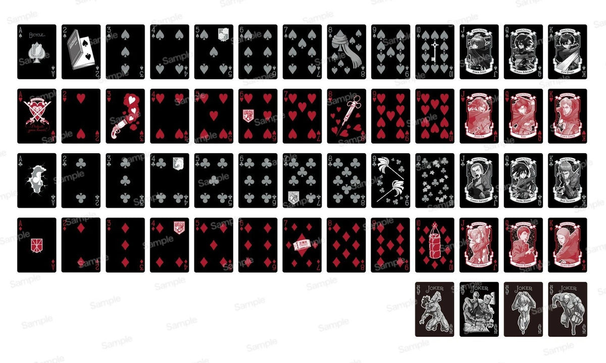 Attack on Titan Bicycle Cards V2