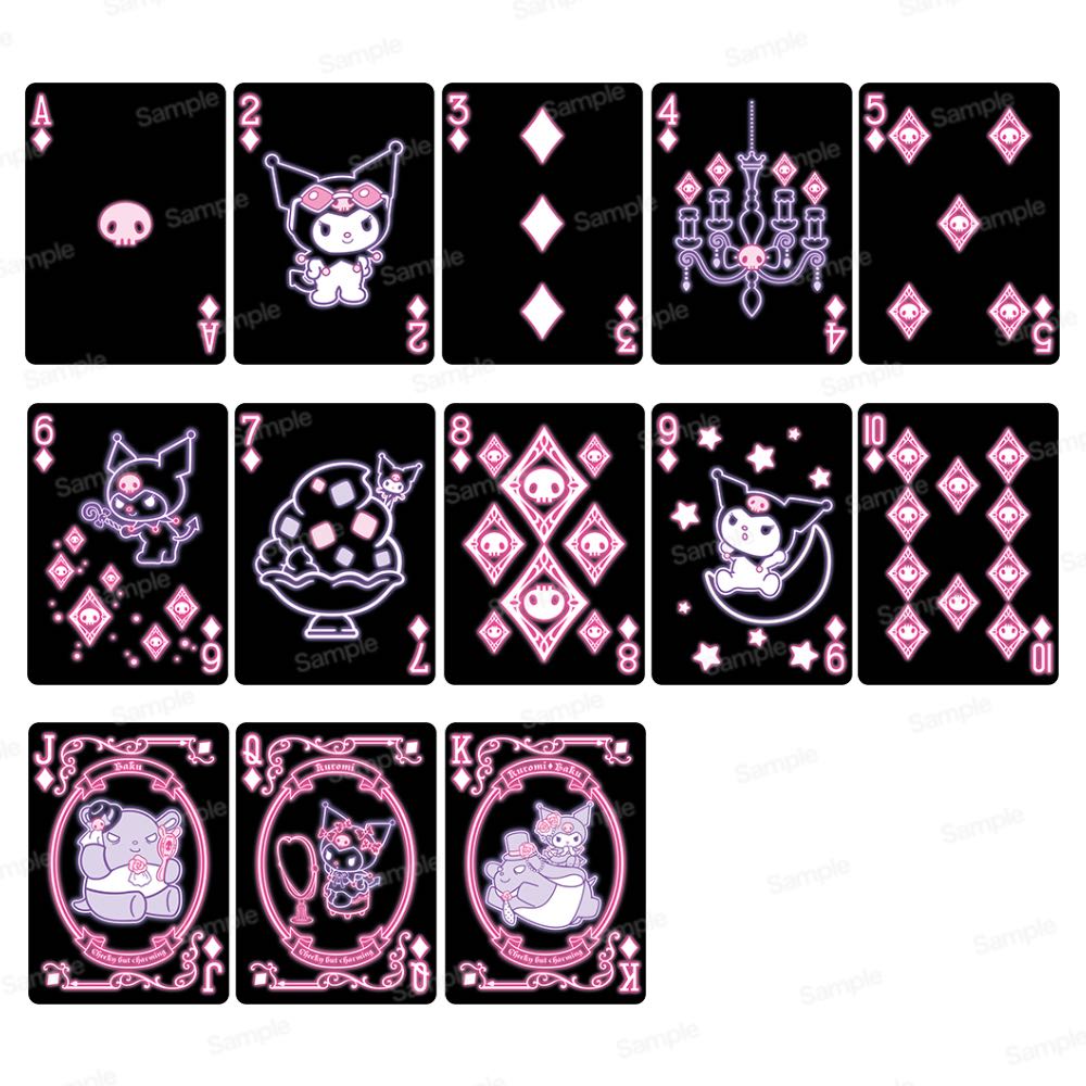 [Sanrio] Bicycle Sanrio Kuromi Playing Cards - Otaku Collectives