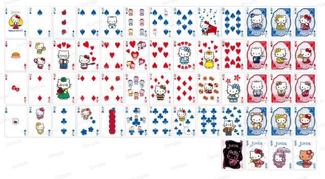 [Sanrio] Bicycle x Sanrio Playing Cards - Hello Kitty - Otaku Collectives