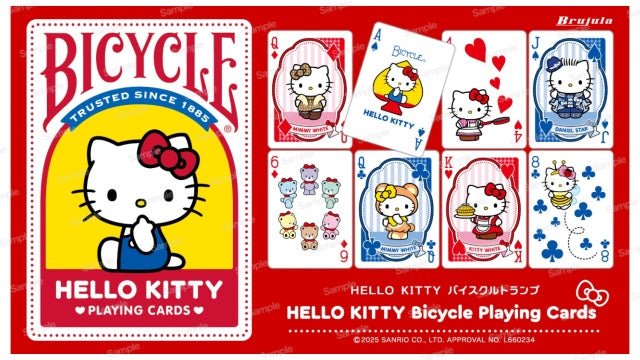 [Sanrio] Bicycle x Sanrio Playing Cards - Hello Kitty - Otaku Collectives
