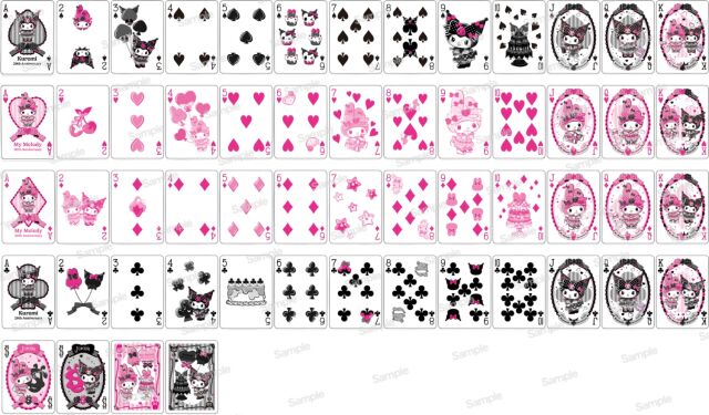 [Sanrio] Bicycle x Sanrio Playing Cards - My Melody & Kuromi - Otaku Collectives