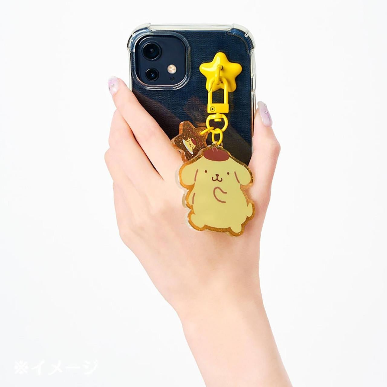 [Sanrio] Character Keychain Cellphone Hanger - Pompompurin - Otaku Collectives