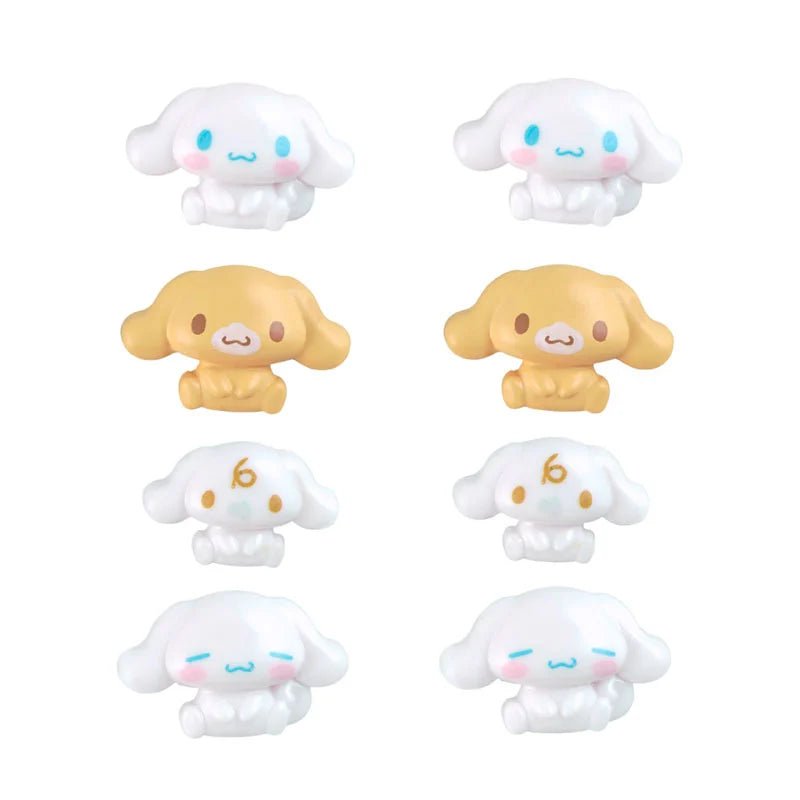 Sanrio Cinnamoroll 3D Nail Parts Set – Character Nail Art Decorations with Adhesive Stickers - Otaku Collectives