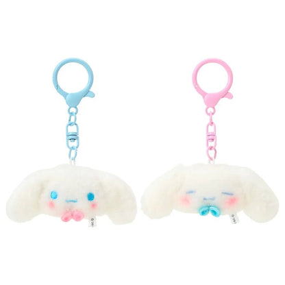 Sanrio Cinnamoroll Mini Mascot Keychain Set – 2pc Plush Key Holder (Matching Niko Niko) - Otaku Collectives