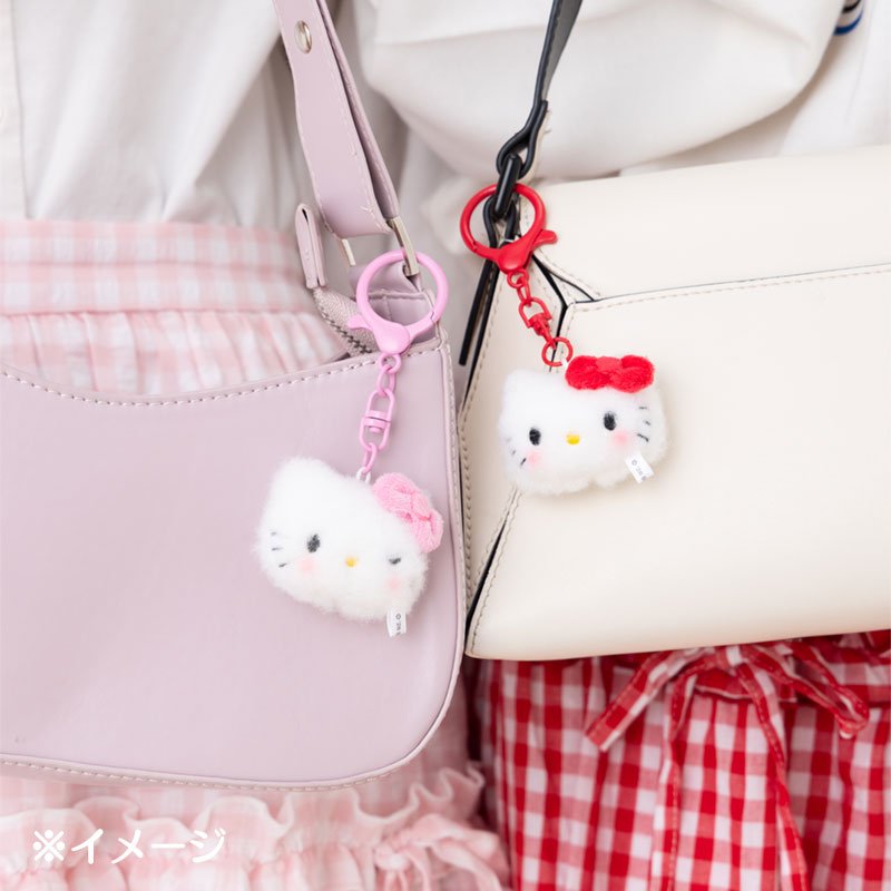 Sanrio Cinnamoroll Mini Mascot Keychain Set – 2pc Plush Key Holder (Matching Niko Niko) - Otaku Collectives