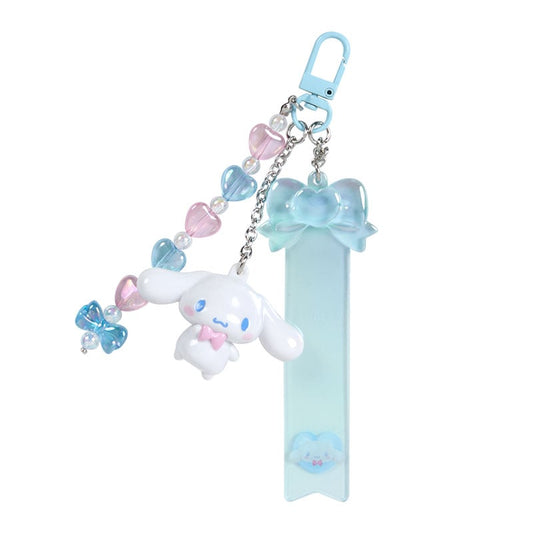 [Sanrio] Custom keychain layered charms (clear and plump 3D) - Cinnamoroll - Otaku Collectives