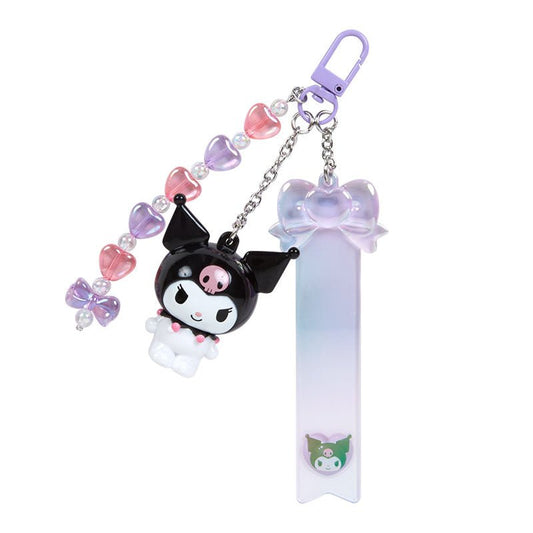 [Sanrio] Custom keychain layered charms (clear and plump 3D) - Kuromi - Otaku Collectives