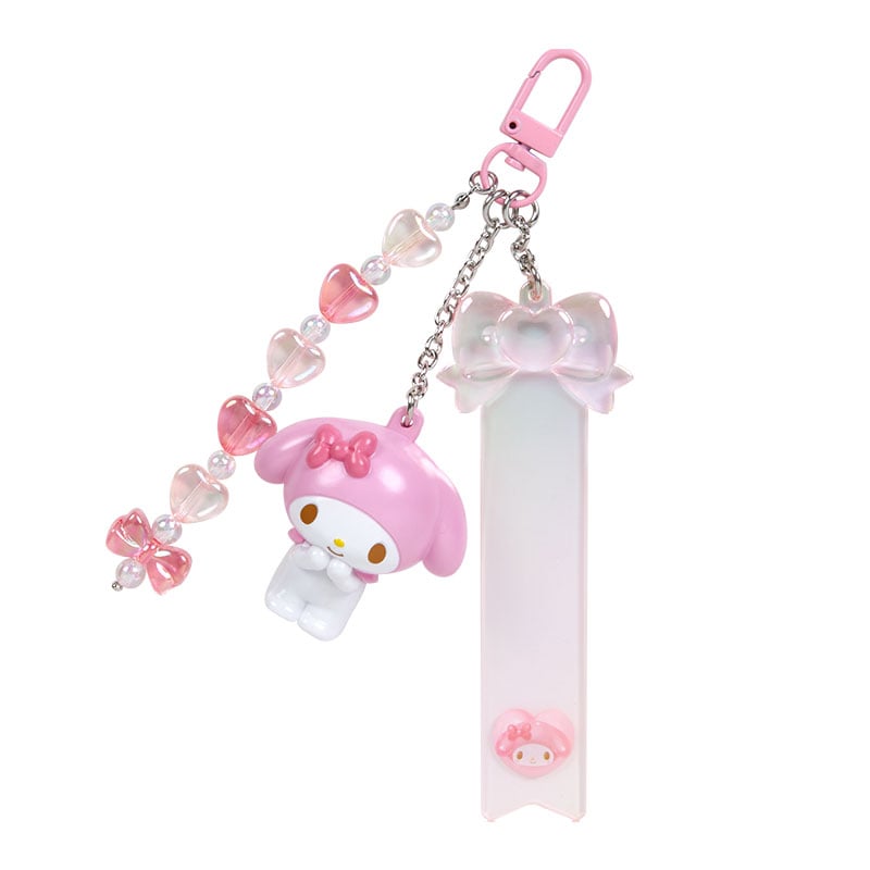 [Sanrio] Custom keychain layered charms (clear and plump 3D) - My Melody - Otaku Collectives