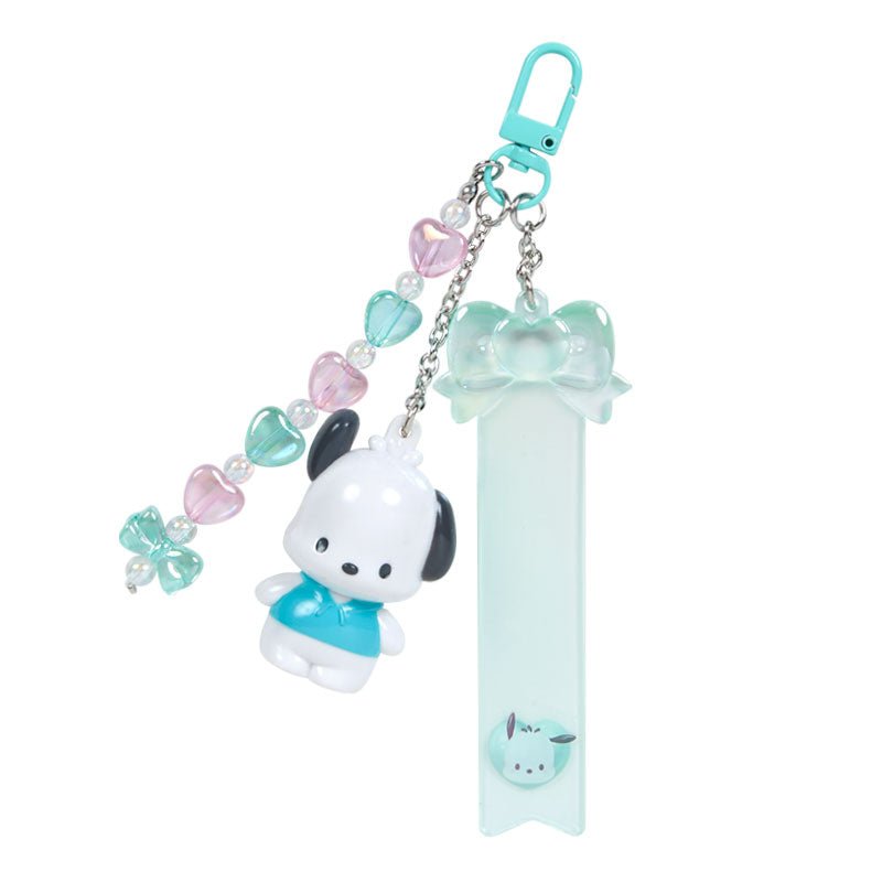 [Sanrio] Custom keychain layered charms (clear and plump 3D) - Pochacco - Otaku Collectives