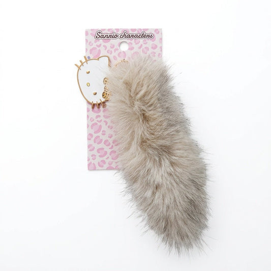 Sanrio Dangling Tail Mascot Plush Charm – Long Hanging Character Bag Accessory (Brown) - Otaku Collectives