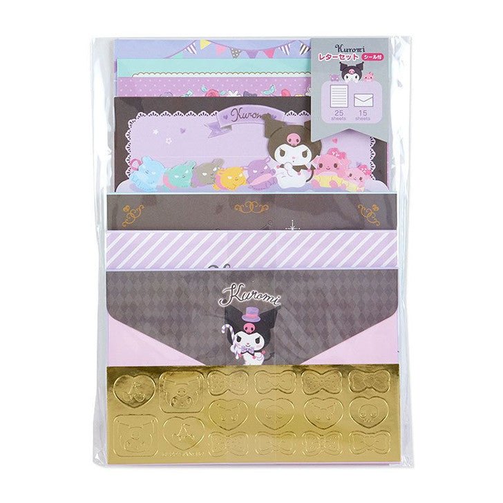 [Sanrio] Exclusive Sanrio Letter Set Notepads - Kuromi - Otaku Collectives