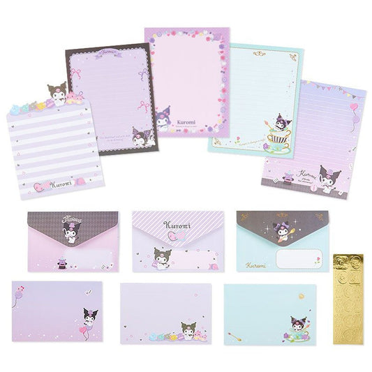 [Sanrio] Exclusive Sanrio Letter Set Notepads - Kuromi - Otaku Collectives