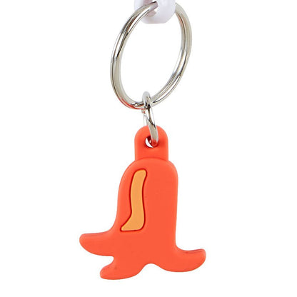 [Sanrio] Face - shaped badge reel keychain - Gudetama - Otaku Collectives